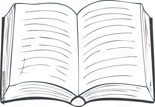 the open book's appearance (colors, textures, script). What does it imply about its age and the atmosphere