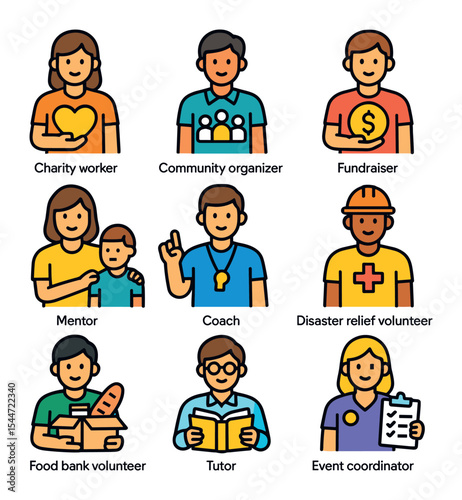 Volunteer Icon Grid