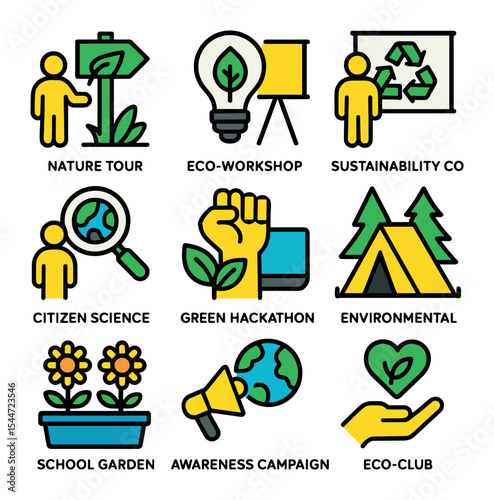 Environmental Education Icons