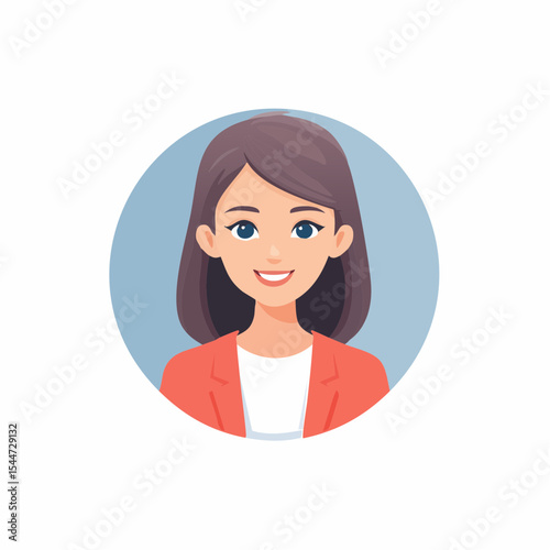 Smiling woman, shoulder-length hair, red blazer, professional headshot.