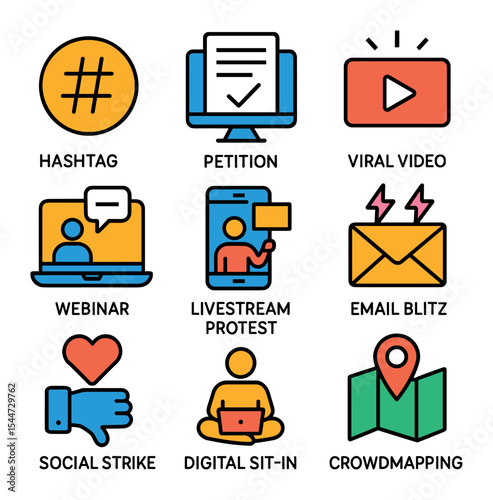 Digital Activism Icons