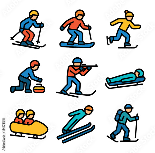 Winter Sports Icons