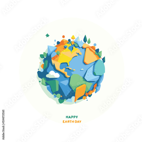 planet earth vector illustration