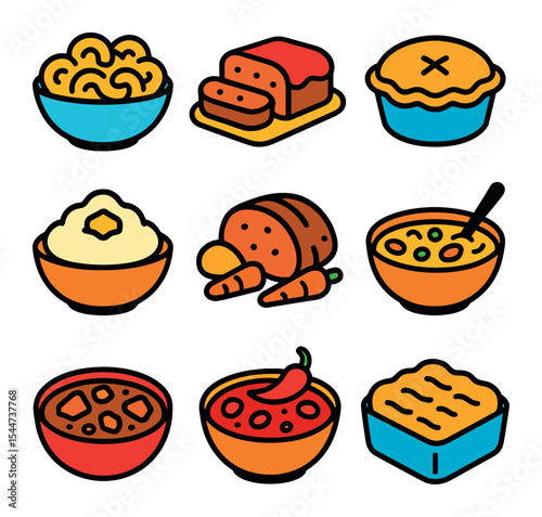 Comfort Food Icons