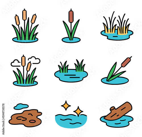 Autumn Wetlands Icons