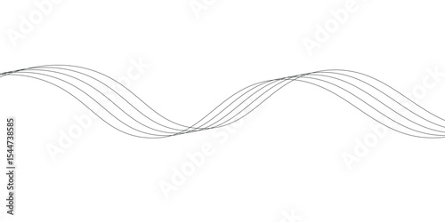 Abstract Wave Lines: a sophisticated visual representation of flowing energy or rhythmic patterns, featuring graceful, interconnected lines.