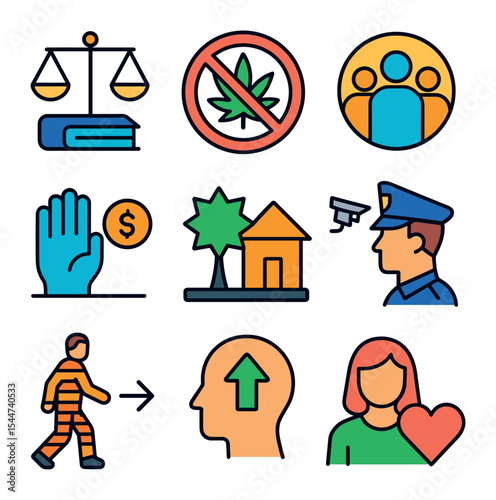 Criminal Justice Icons