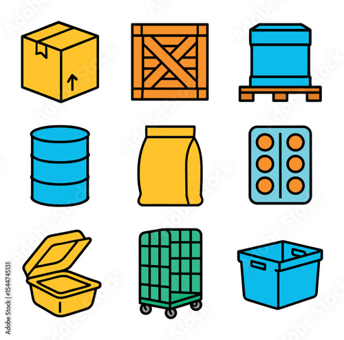 Packaging Icons Grid