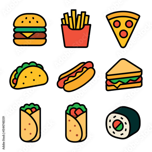 Fast Food Icons