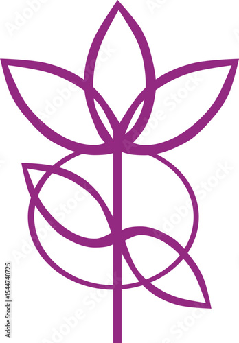 Logo kwiatu lotosu – symbol harmonii i spokoju