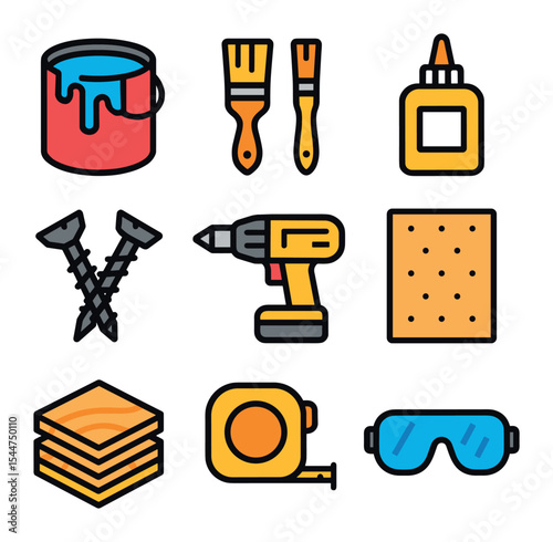 DIY Supplies Icons