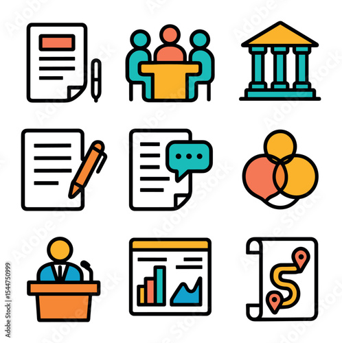 Policy Advocacy Icons