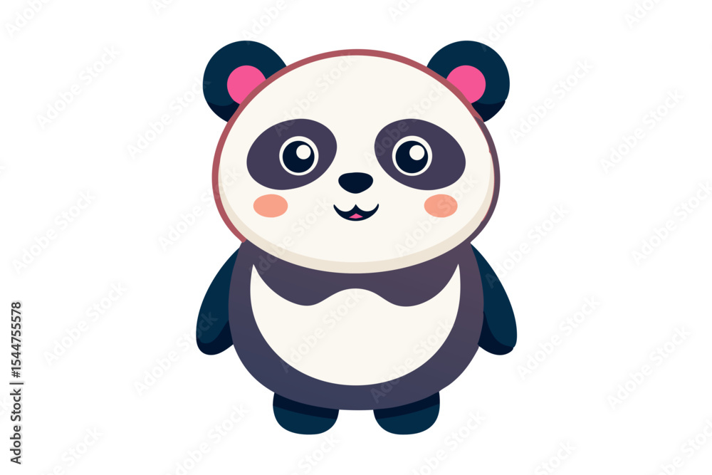 Naklejka premium A CUTE PANDA