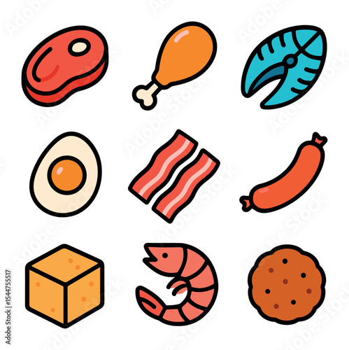 Protein Icons Grid