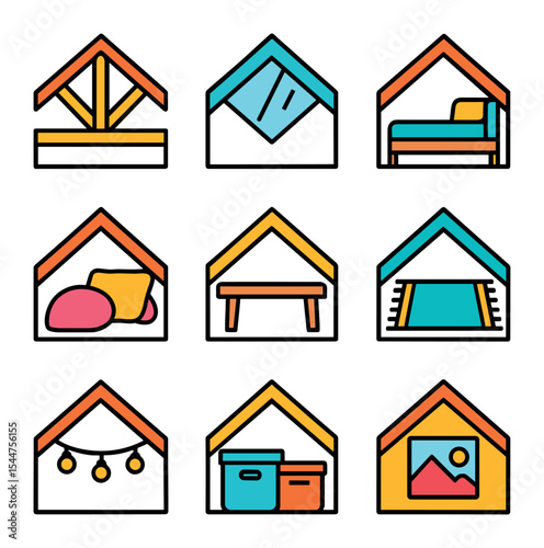 Attic Loft Icons