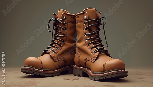 Leather Boot Pair