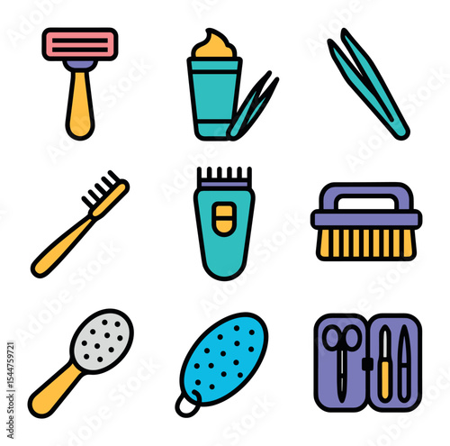 Personal Grooming Icons