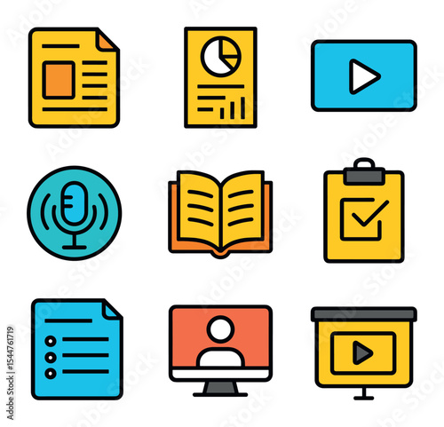 Content Formats Icons