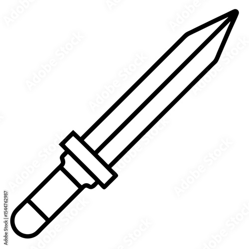 Chisel Icon Outline Illustration
