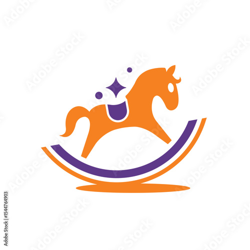 childrens playroom abstract logo modern style