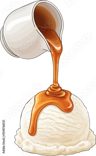 Pouring Caramel