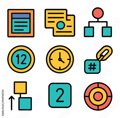Blockchain Icon Grid