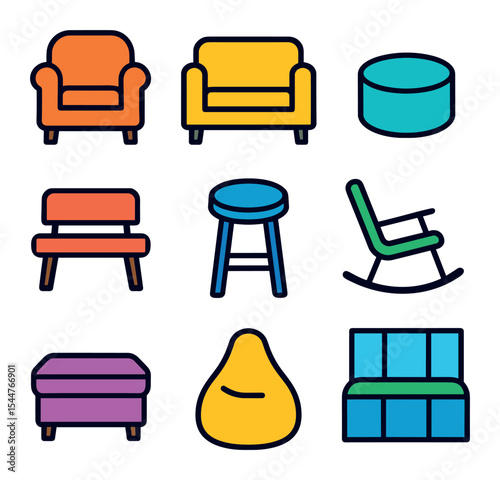 Seating Options Icons