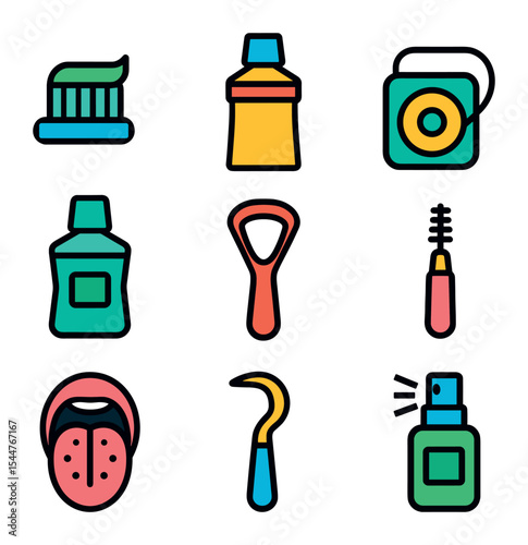 Oral Hygiene Icons