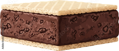 Brownie Batter Ice Cream Sandwich