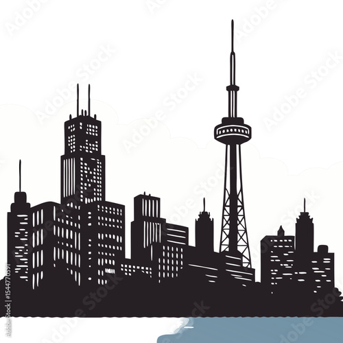  City Skyline Silhouette