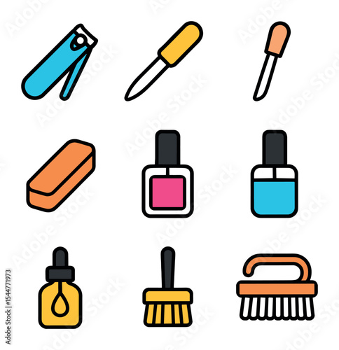 Nail Grooming Icons
