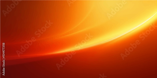 Abstract orange vector background with flowing light, warm colors, and a soft, glowing wave pattern