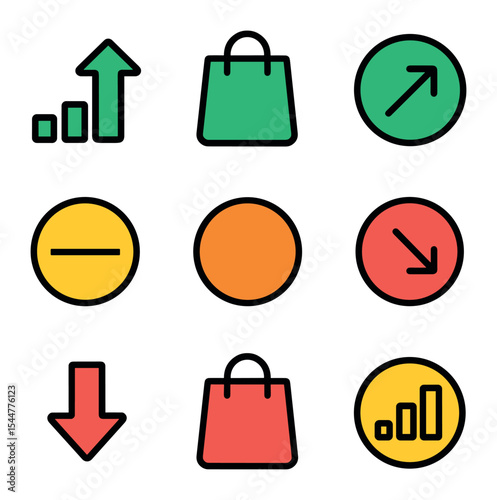 Stock Ratings Icons