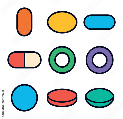 Colorful Icon Grid