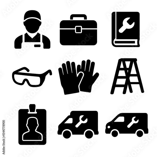 Professional Technician Icons