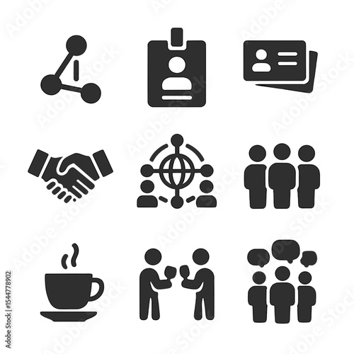 Professional Networking Icons