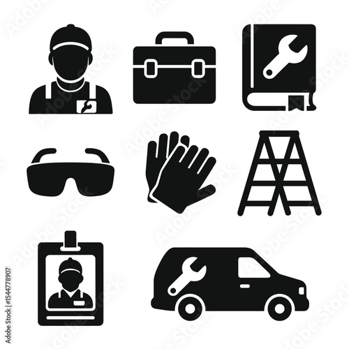 Professional Technician Icons