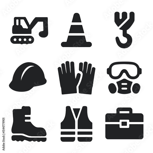 Safety Equipment Icons