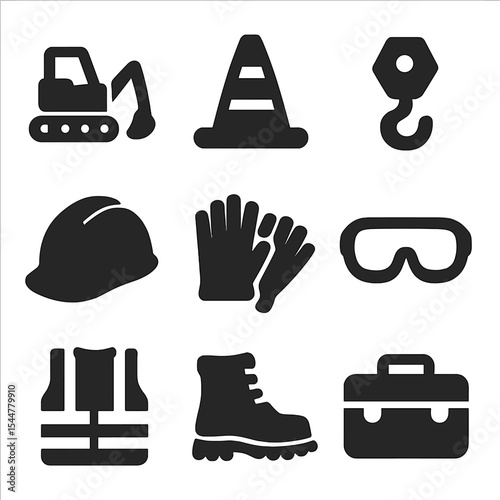 Safety Equipment Icons
