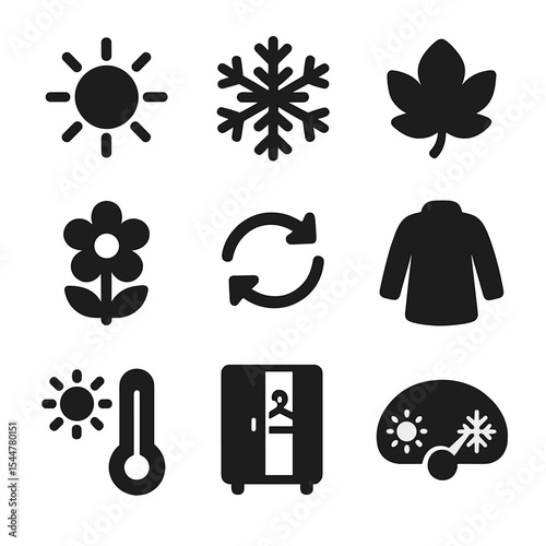 Seasonal Energy Icons