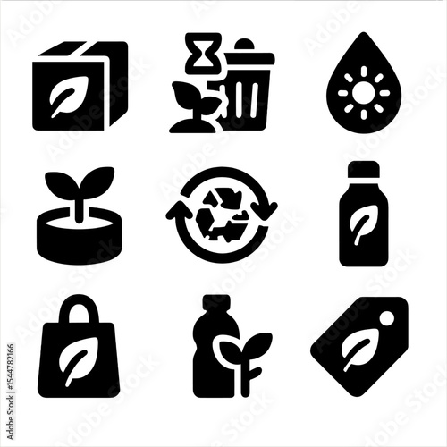 Sustainable Product Icons.