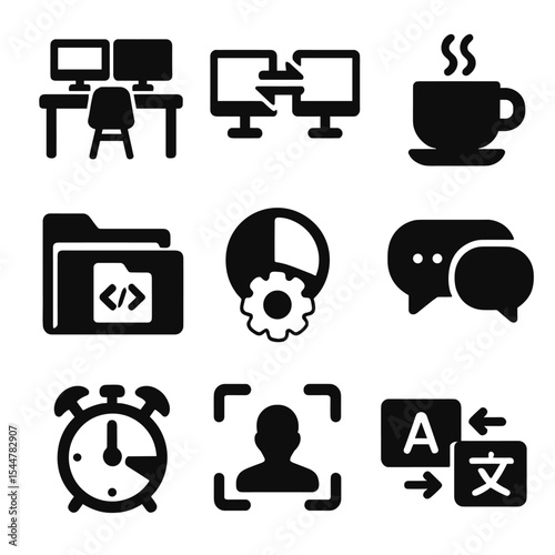 Translator Icons Grid