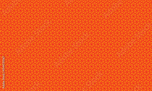 Orange leather and fabric texture Pattern background with closeup detail and rough surface design