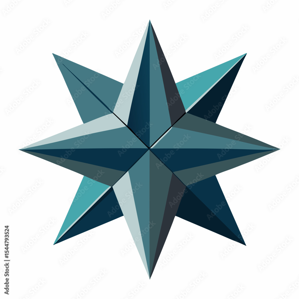 Obraz premium star shape icon