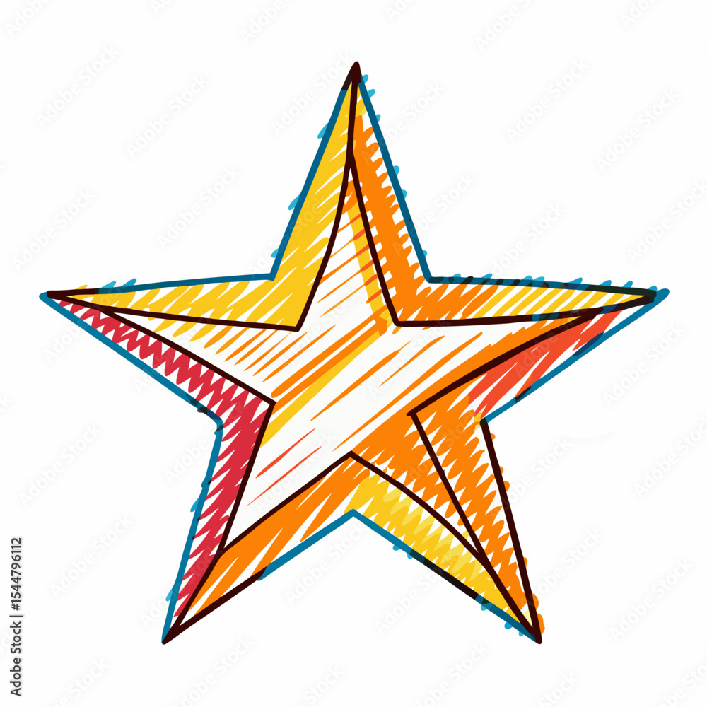 Obraz premium vector star icon