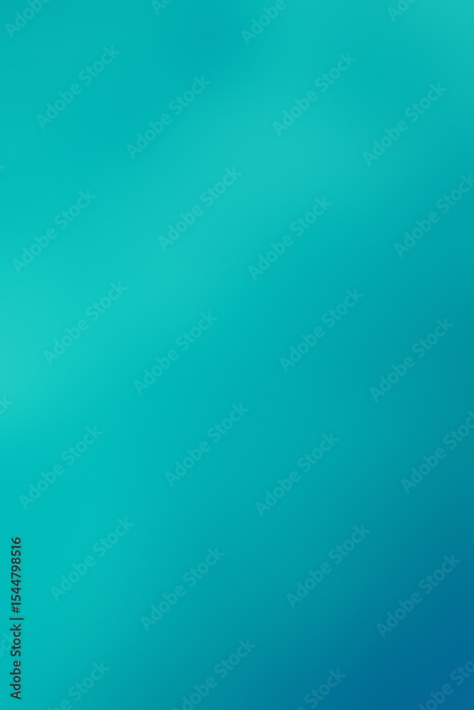 Fototapeta premium ocean like blank card design backdrop: aqua color blurred surface
