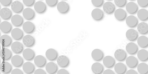 Grey tiles wall. round marble textures, ball tiles. Top view pavement circle block gray texture with seamless patterns floor background. Air Bubble wrap texture background. Textured Background.