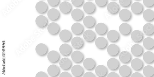 Grey tiles wall. round marble textures, ball tiles. Top view pavement circle block gray texture with seamless patterns floor background. Air Bubble wrap texture background. Textured Background.