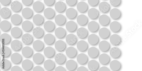 Grey tiles wall. round marble textures, ball tiles. Top view pavement circle block gray texture with seamless patterns floor background. Air Bubble wrap texture background. Textured Background.