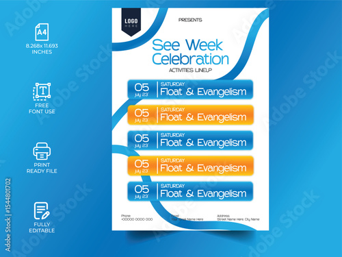 Nonprofit Event, Sponsorship Levels, Fundraising Flyers design layout concept template, Technical Data Sheet layout template. Product Catalogue & modern Event Schedule conference design template
